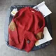 thumbnail image 3 of Suéter de punto para hombre, estilo japonés, retro, rojo, ropa para hombre, sin capucha, jerseys empalmados, icono de primavera y otoño, manga larga, 100 % ajuste holgado X, 3 of 4