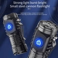 thumbnail image 6 of Waterproof Tactically Torches Rechargeable Flashlights 5 Modes Highly Lumen Flash LED Light for Outdoor Activity, 6 of 9