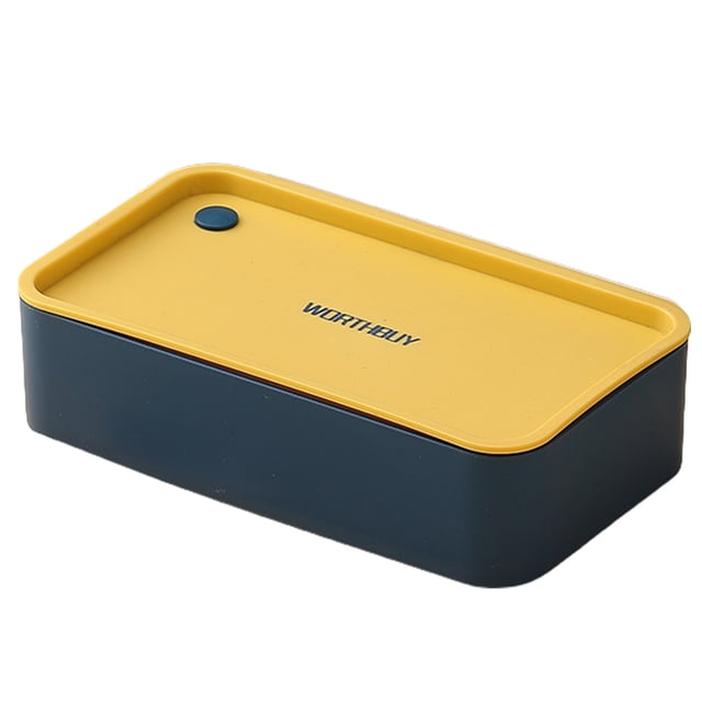 Lubelski 720ml Lunch Box Removable Grid Design Heat Resistant Silicone Microwave Food Container Kitchen Accessories