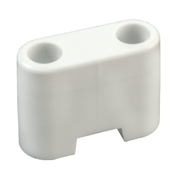 RV Designer E230 Plastic Entry Door Bumper - White, 1-1/4"