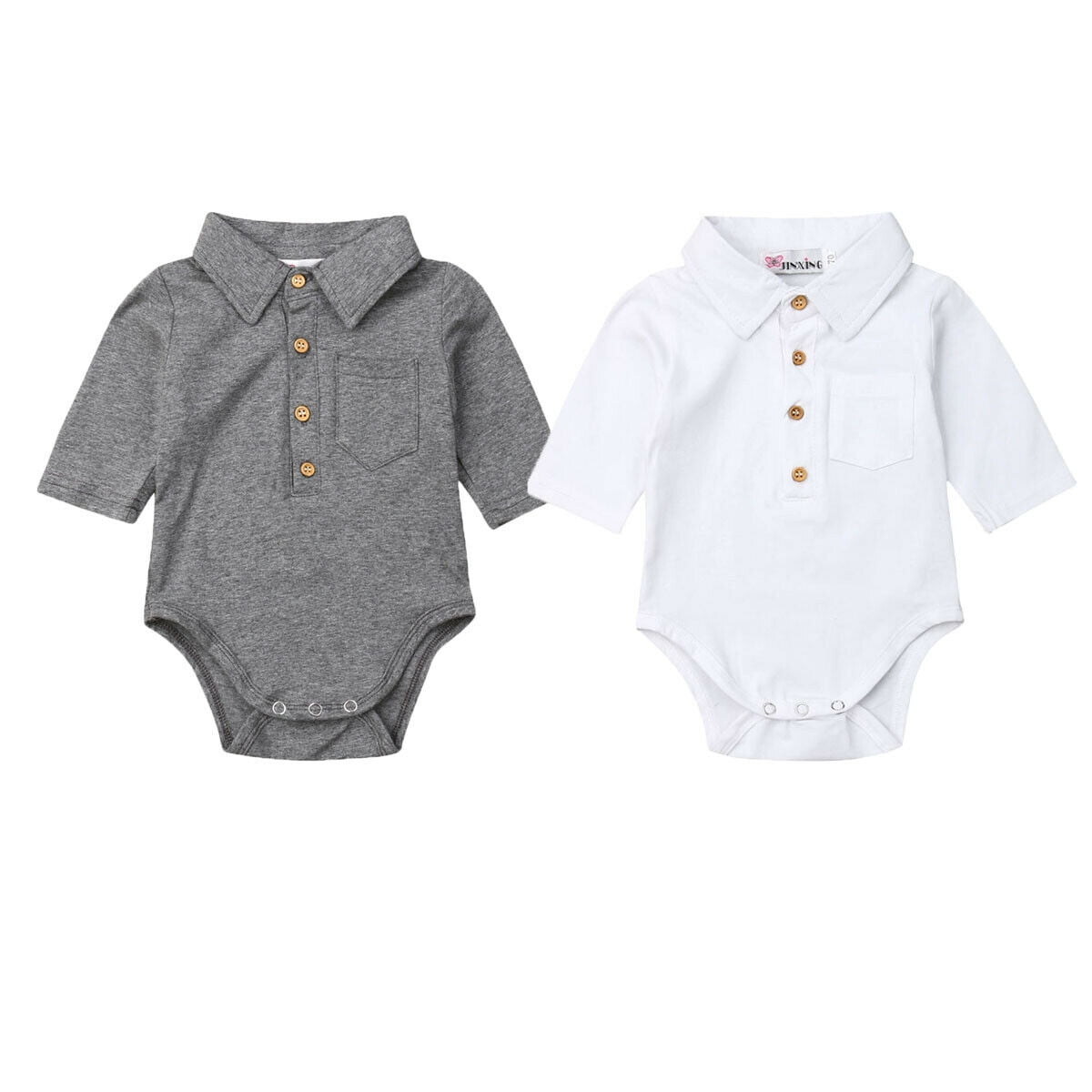 Details about   Newborn Baby Boy Girl Outfit Whale Print Button Romper Jumpsuit Bodysuit Pajamas 
