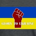 thumbnail image 3 of CafePress - Glory To Ukraine T Shirt - Womens Tri-blend T-Shirt, 3 of 4