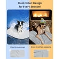 thumbnail image 6 of Temperature-Controlled Pet Cooling Mat For Small Dogs And Cats, For Hot Winter Weather, Polyester Warming Mat, 6 of 8