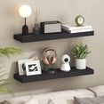 thumbnail image 2 of Furinno TANNA 9 x 35 2-in Thick Invisible Brackets Floating Shelves Americano, 2 of 4