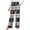 Black-1, variant on Toddler Boys Girls Christmas Pajama Pants Christmas Tree Snowflake Deer Print Sleepwear Bottoms Elastic Waist Sports Pants Loungewear Pants Outside Lantern Pants Hot Pink