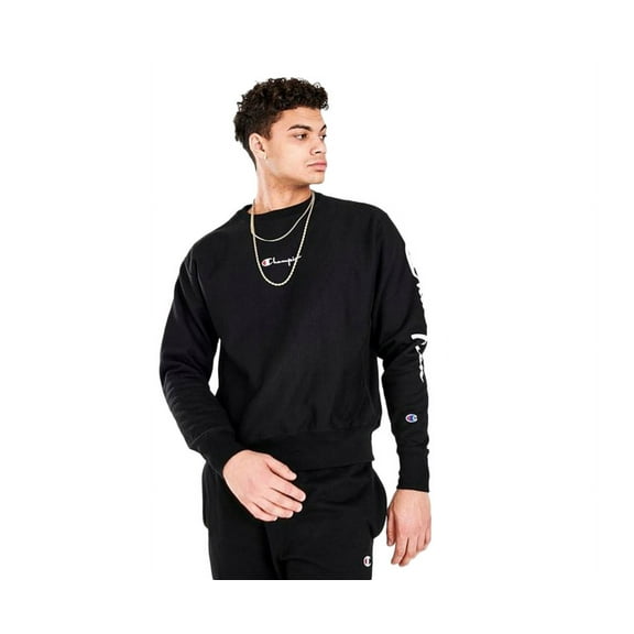 Champion Champion Reverse Weave Crew Mens Active Shirts & Tees Size Xl, Color: Black