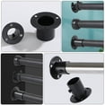 thumbnail image 4 of Shisuyan Shower Rod Holders Black 4Pcs 2.4x2.2in, 4 of 8