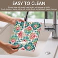 thumbnail image 4 of Placemat, Pioneer Flower Floral Print Pattern Place Mats Table Mat Set Of 2, PVC Washable Placemats for Party Kitchen Dining Decoration, 18x12 Inch, Fade Resistant, 4 of 6