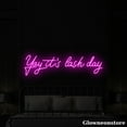 thumbnail image 2 of Glowneon Yay It’s Lash Day Neon Sign, Lash Led Sign, Beauty Salon Wall Art, Clinic Salon Decor, 2 of 5