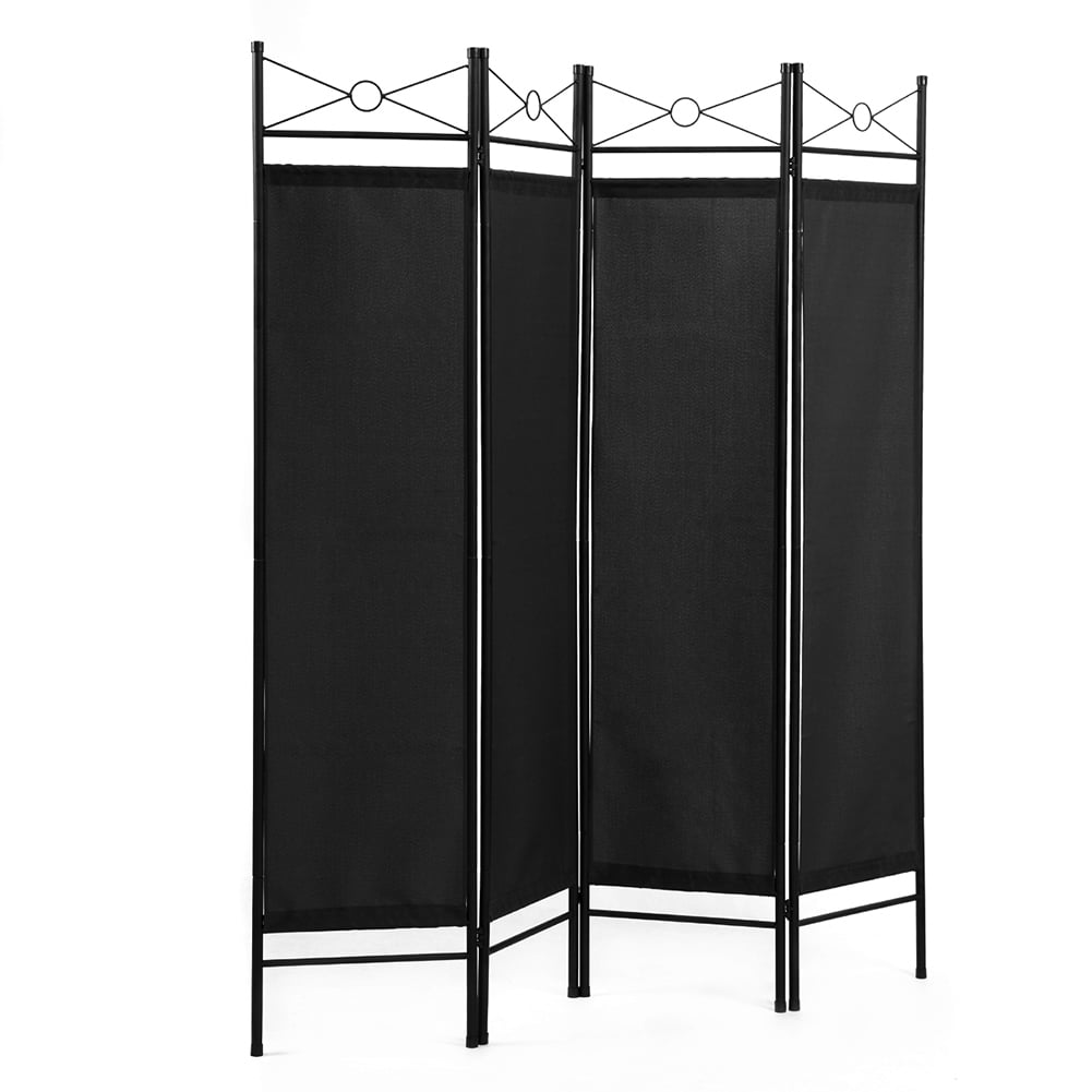 Kadyn 4 Panel Room Privacy Screen Black, Folding Indoor Divider for Home, Office Room Divider for Living Room, Black Kadyn 4 Panel Room Privacy Screen Black, Folding Indoor Divider for Home, Office Room Divider for Living Room, Black