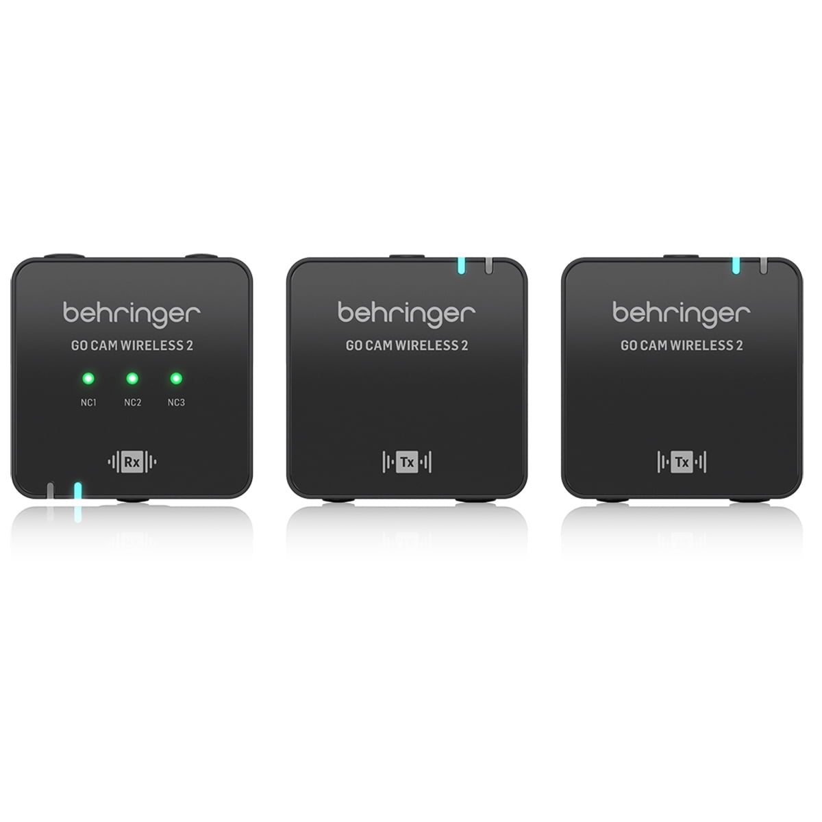 Behringer GO CAM Wireless 2 Digital Dual Clip-On Microphone System with with Lavalier Mic