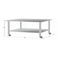 thumbnail image 6 of 60''x24'' Commercial Stainless Steel Work Table for Restaurant & Home with Under Shelf and Wheels, 6 of 8