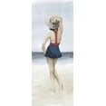thumbnail image 2 of Popp, Grace 12x24 Black Ornate Wood Framed with Double Matting Museum Art Print Titled - Beach Beauty II, 2 of 4