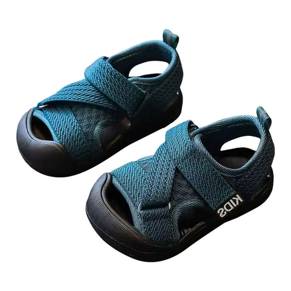 Ketyyh-chn99 Toddler Sandals Boys Girls Toddler/Little Kid/Big Kid Boys Sandals Baby Toddler Shoes Non Slip Girls Shoes Mesh Shoes Children's Sandals Size for 8.5,Green