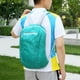 thumbnail image 5 of Mochila plegable Ligera de gran capacidad para exteriores | Bolso deportivo portátil para senderismo | Cierre de cordón repelente al agua | Material de tela duradero | Diseño unisex 14x9x3cm 70g, 5 of 9
