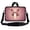 Pink Butterfly Floral, variant on LSS Adjustable Strap Neoprene 15.6'' Laptop Sleeve, Pink Flower Floral