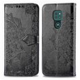 thumbnail image 1 of Funda con relieve de flores de mandala para Moto G9 Play, color negro, 1 of 5