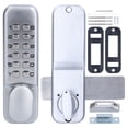 thumbnail image 3 of Mechanical Combination Lock, Waterproof No Noise Security Door Lock High Temperature Resistant  For Gate For Storage Area For Parking Lot, 3 of 8