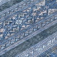 thumbnail image 5 of 9' X 12' Navy Blue And Denim Blue Southwestern Washable Indoor Outdoor Area Rug, 5 of 5