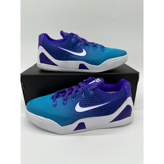 Nike Kobe 9 IX Low Youth Size 6 Women's size 7.5 Blue White Shoes IM6641 500