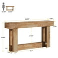 thumbnail image 2 of Tribesigns Table Console en Bois de 63 Pouces, Table d'Entrée Étroite à 2 Niveaux pour Salon, Couloir, Entrée, 2 of 7