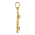 thumbnail image 3 of FJC Finejewelers 14 kt Yellow Gold with Twisted Wire 18.0mm Prong Coin Bezel Pendant, 3 of 6