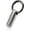 Silver Tiny-0.39 Inch, variant on Rainbow Titanium Keychain Pill Holder, Mini Single Pill Case with Quick Release Carabiner, EDC Travel Pill Box, Gift for Men & Women