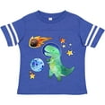thumbnail image 3 of Inktastic Tyrannosaurus Rex Vs. Meteor Fun Space Dinosaur Boys or Girls Toddler T-Shirt, 3 of 5