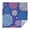Colorful Floral Dots, variant on Colorful Geometric Triangle Diamond Pattern Square Tablecloth,Waterproof Square Table Cover,Wipeable Spillproof Washable Table Cover for Home Kitchen Party Decor 42"X42"(107x107cm)