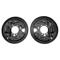 TRQ Rear Brake Rotor Backing Plate Fits Select 1998-2008 Subaru Forester 97-03 Impreza