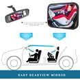 thumbnail image 4 of Baby Car Mirror Most Stable Backseat Mirror with Premium Matte Finish-Super Clear PMMA Material Mirror-Safe, Secure and Shatterproof,Black, 4 of 5
