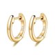 thumbnail image 1 of Pendientes geométricos Pendientes de mujer europeos y americanos redondos brillantes PTEE0478, 1 of 5