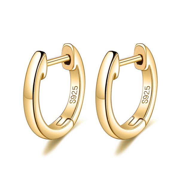 Pendientes geométricos Pendientes de mujer europeos y americanos redondos brillantes PTEE0478