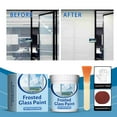 thumbnail image 2 of Frosted Glass Paint for Window Protection and Privacy - Durable Glass Spray for Home and Office Use - Easy Application with Brush and Gloves Included, 2 of 9