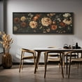 thumbnail image 6 of Large Framed Canvas Print Vintage Vintage Botanical Artwork, Moody Elegance Wall Art Decorative Ready to Hang Painting for Living room Bedroom - 60"x20" Black Frame, 6 of 9