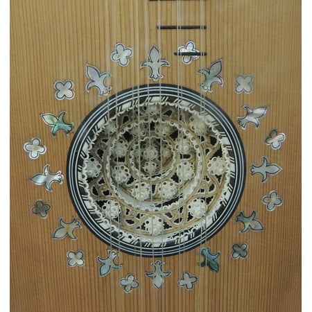 Guitar Rosette - LAMINATED POSTER Rosette Music Guitar Instrument Poster Print 24 x 36