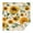 White Sunflower Seed, variant on White Sunflower Seed Leaf Pattern Square Tablecloth,Waterproof Square Table Cover,Wipeable Spillproof Washable Table Cover for Home Kitchen Party Decor 42"X42"(107x107cm)