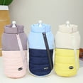 thumbnail image 3 of Mightlink Pet Vest Zipper Fashionable Style Soft Comfortable Thickened Keep Warm Two-legged Color Matching Pet Cotton Vest for Teddy, 3 of 6
