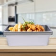 thumbnail image 5 of 6-Pack Full Size Stainless Steel Pan Food Warmer Buffet Server Steam Table Pans 20.9 x 13 x 6 in, 5 of 10
