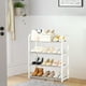 thumbnail image 4 of Zapatero, organizador de zapatero de múltiples capas, de montaje rápido, para puerta de casa, dormitorio, armario de almacenamiento que ahorra espacio, estantes económicos, zapatero de plástico, 4 of 6