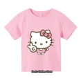 thumbnail image 4 of Camiseta Kawaii de Hello kitty, sudadera deportiva para niños, Jersey, ropa informal de dibujos animados de Anime a la moda, camisetas para niños y niñas, camiseta Sonic, 4 of 5