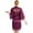 Red, variant on LYMAYTER Women's ‌Bride Robe Bridal Robe Lace Trim Kimono Soft Satin Party Sleepwear Bathrobe