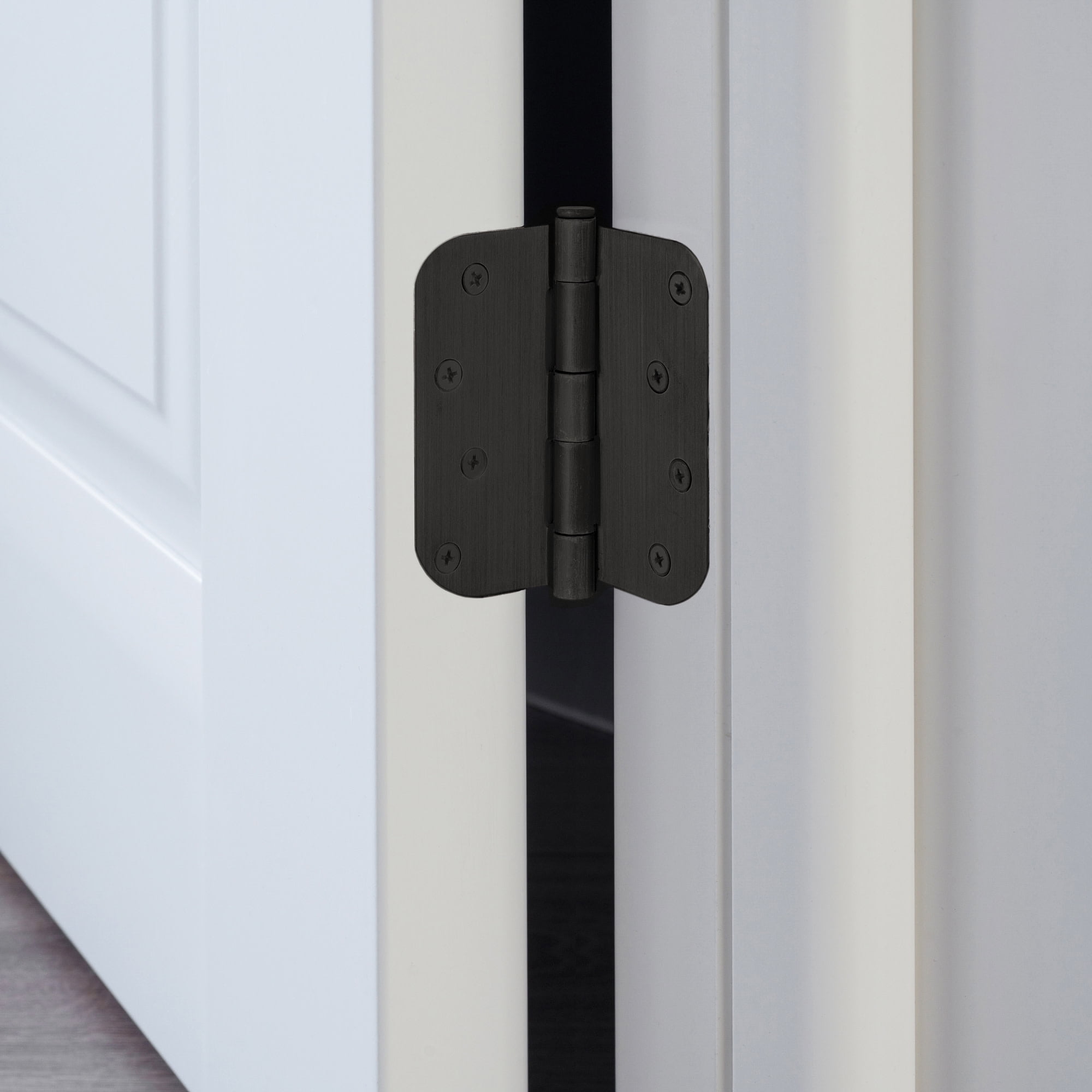 Design House 12-Pack 4" H x .625" Radius Butterfly Interior/Exterior Door Hinges, Oil Rubbed Bronze