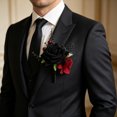 thumbnail image 4 of CRILSTYLEO 1 De Corsage Y Boutonniere De Gótica Con Para Novio Y Fiesta, 4 of 7