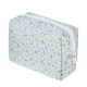 thumbnail image 1 of 1 Pc Bolsa Cosmética Floral Portátil para Mujeres para Vacaciones y Viajes de Negocios Azul de Poliéster, 1 of 3