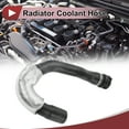 thumbnail image 2 of Manguera de refrigerante del radiador Unique Bargains para BMW 528i 3.0L L6 2011 No.11537581942 de goma negra, 2 of 7