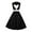 Black, variant on TSADFHJI Black Skirt Women Holiday Women's Color Block Sleeveless Dress Patchwork Evening Gown L Red