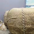 thumbnail image 3 of Natural Geo Gold/Beige Gao Takiya Bolster Pillow (Set of 2), 3 of 4