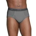 thumbnail image 2 of Fruit of the Loom Men's Stripe and Solid Fashion Briefs, Extended Sizes, 5 Pack, 2 of 5