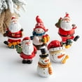 thumbnail image 4 of PENGXIANG Santa Claus Figure Bright Color Home Decor Exquisite Christmas Snowman Decoration Toy for Festival, 4 of 9
